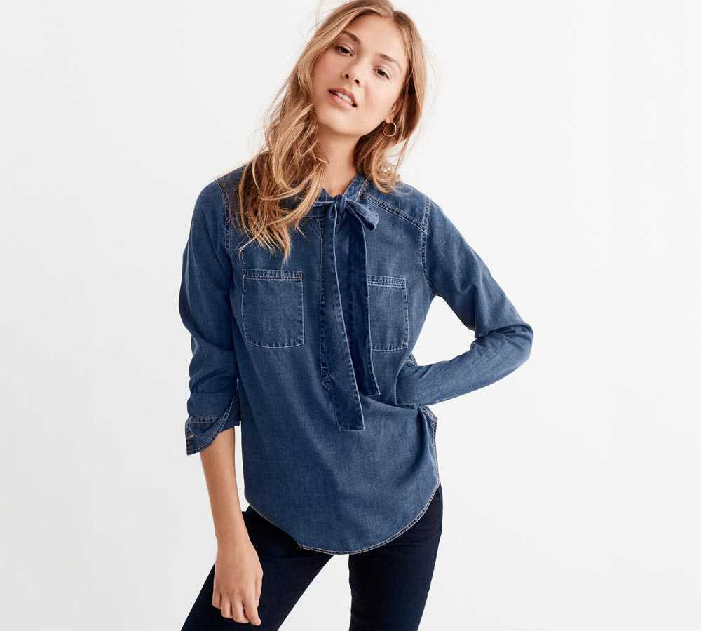 Abercrombie camicia jeans Abercrombie camicia jeans