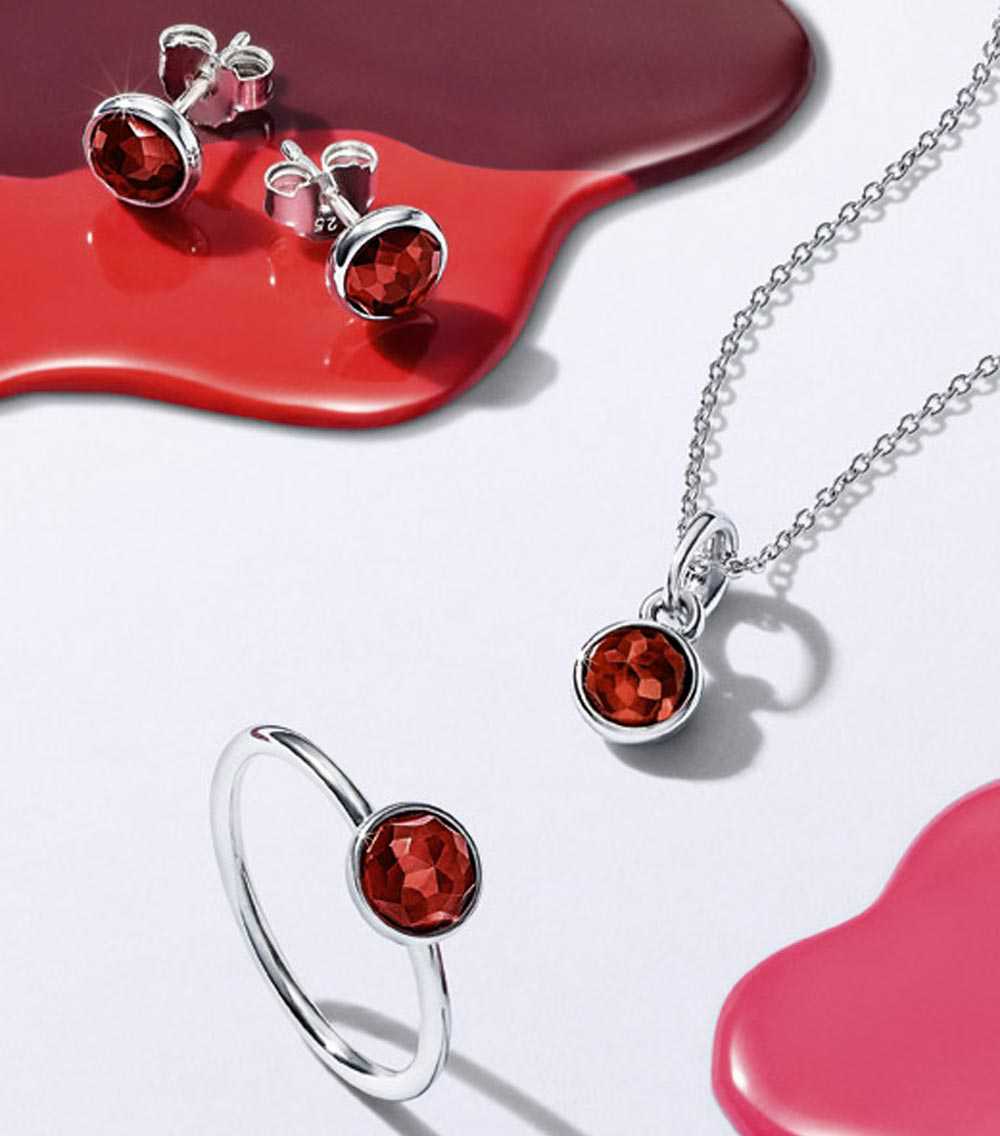 Pandora gioielli pietre rosse Pandora gioielli pietre rosse