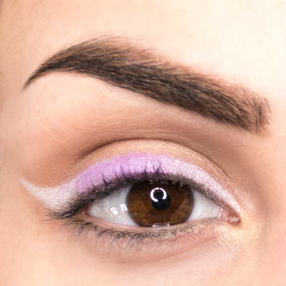 make up occhi eyeliner viola degrade