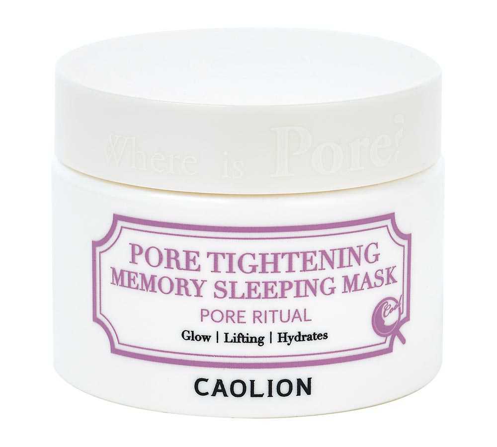 caolion pore tightening memory sleeping pack
