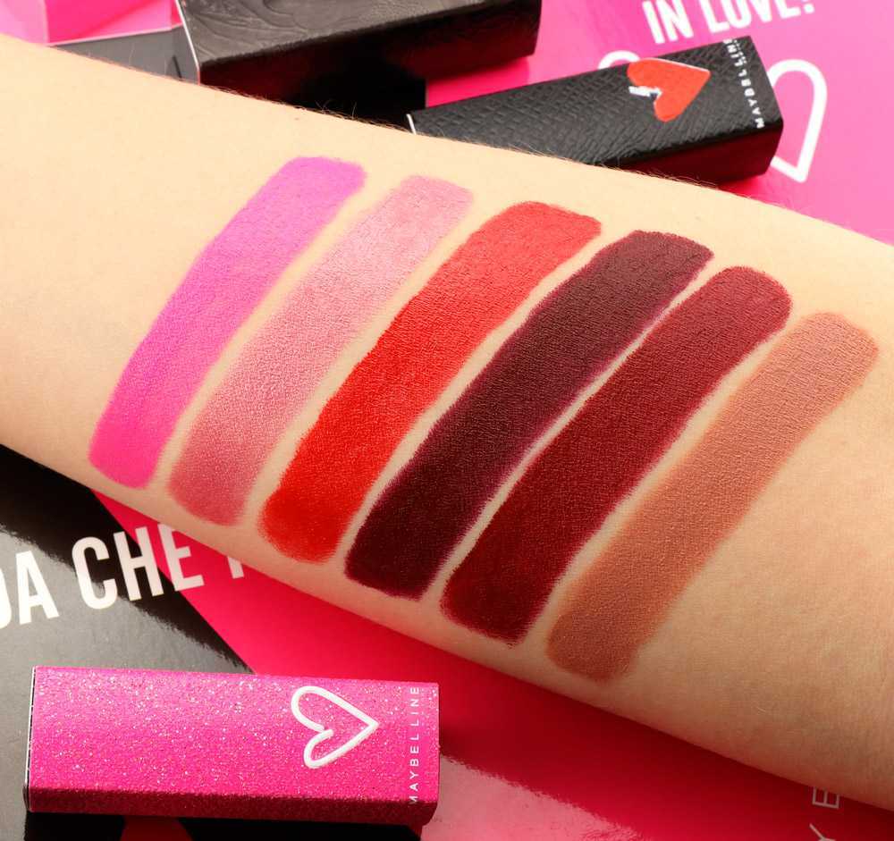 swatches rossetti maybelline