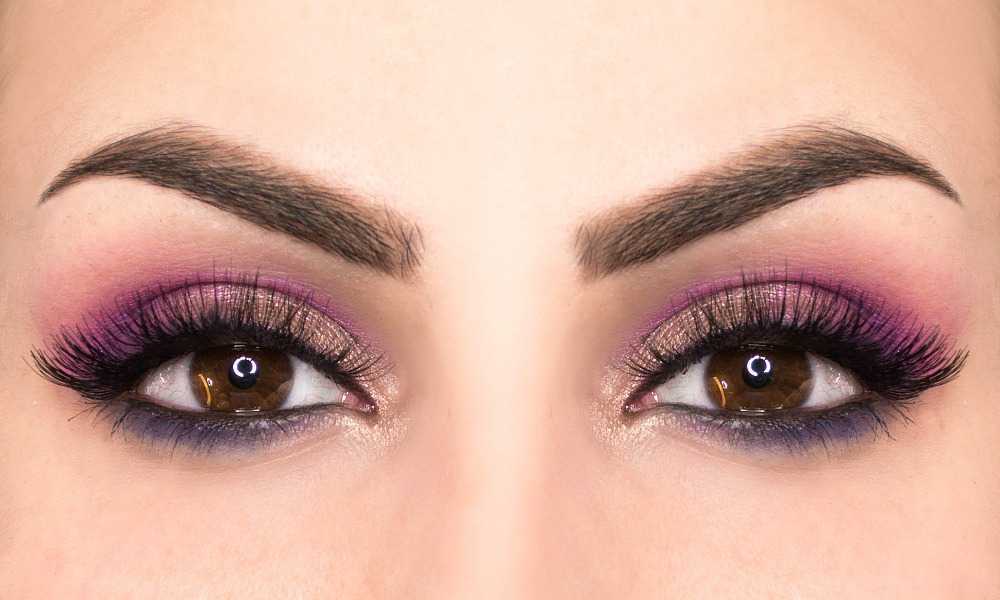 pink black eye makeup  Trucco degli occhi rosa, Trucco occhi, Trucco viola  per occhi