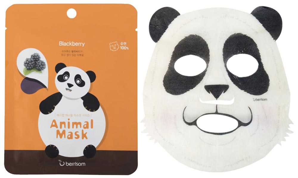 Maschera Berrisom a forma di panda