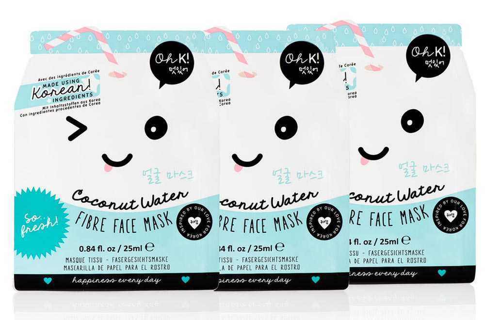 Oh K! Coconut Water Mask multipack