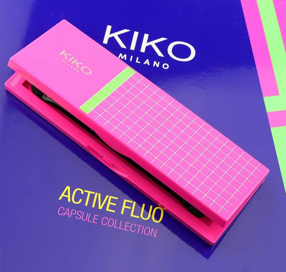 palette di ombretti Kiko Active Fluo