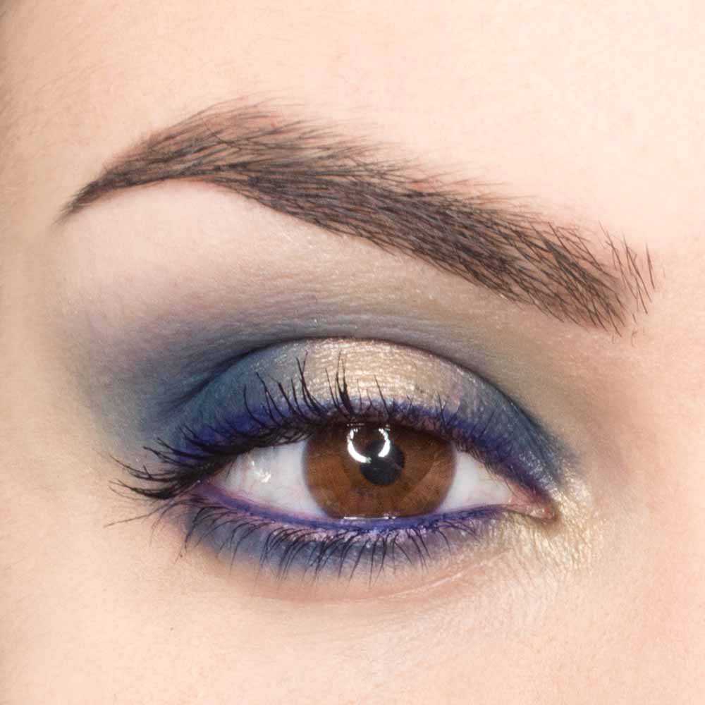 Trucco blu cerimonia