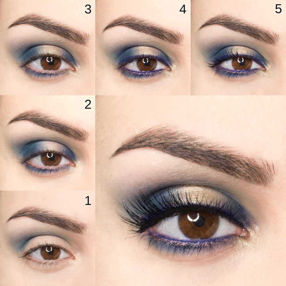 Tutorial Trucco blu per una cerimonia