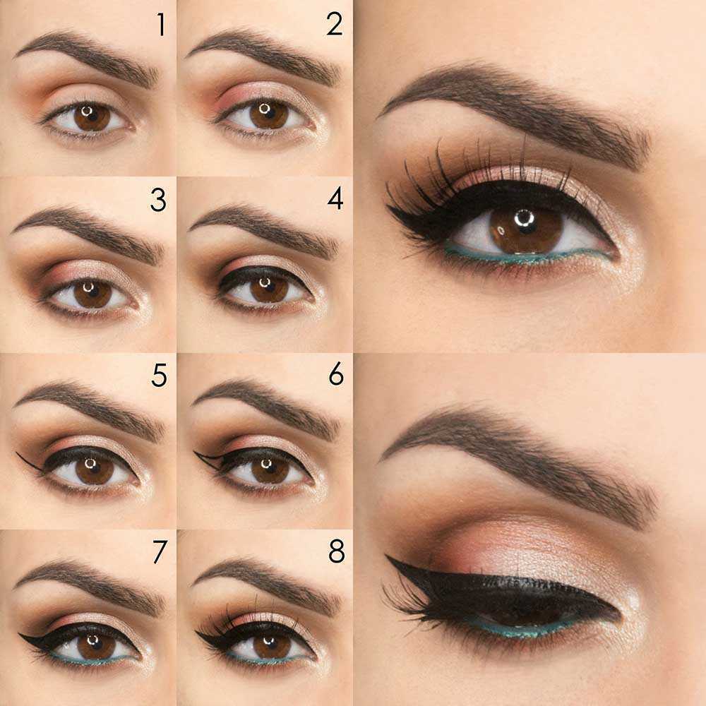 tutorial trucco occhi castani