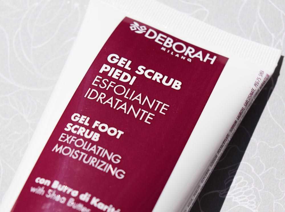 scrub piedi deborah milano