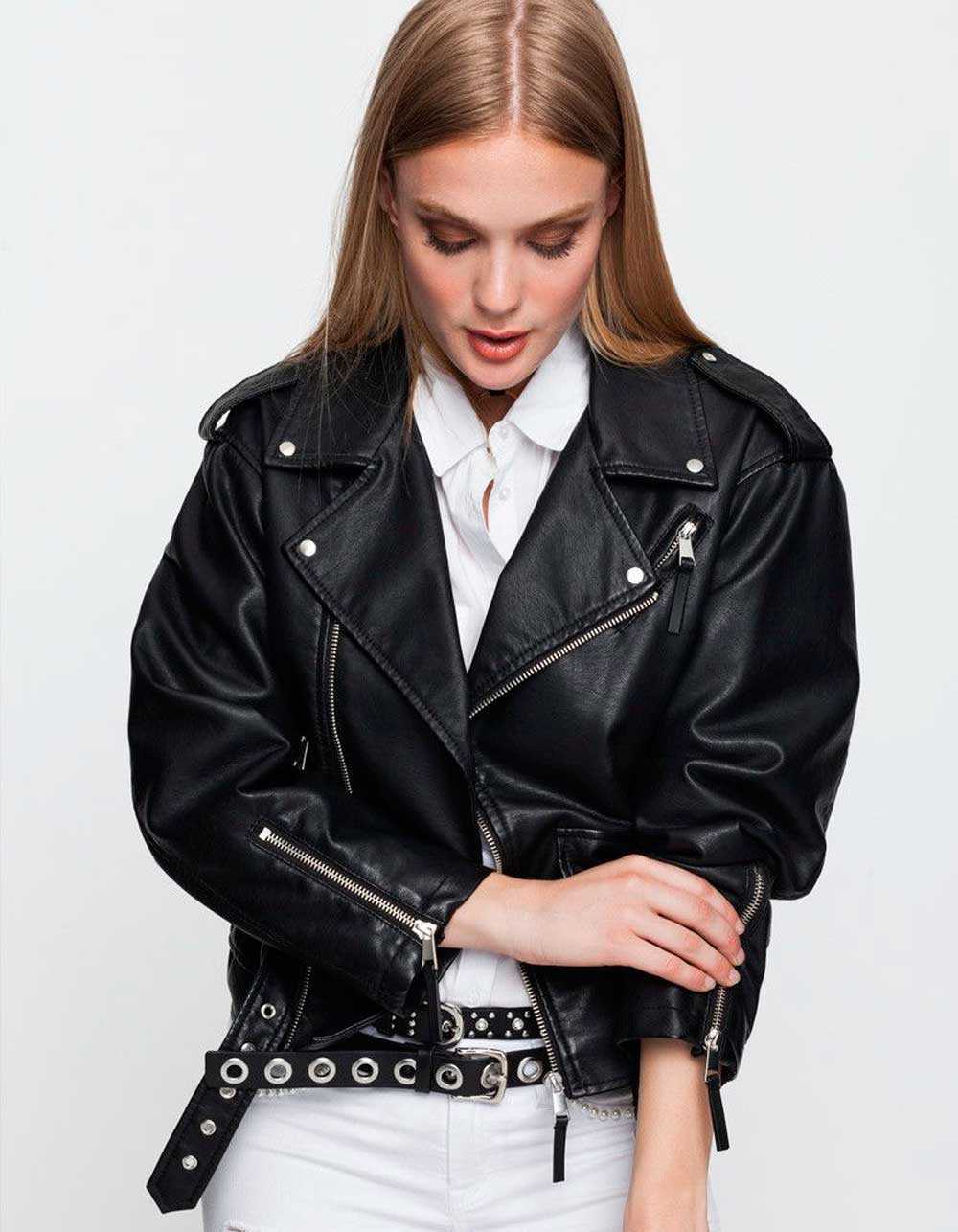 Tally Wejl giacca in eco pelle inverno 2018 Tally Wejl giacca in eco pelle inverno 2018