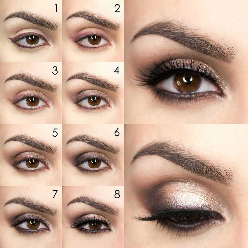 Tutorial Trucco luminoso per occhi scuri