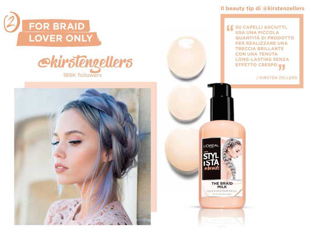 Latte trecce L'Oréal Stylista