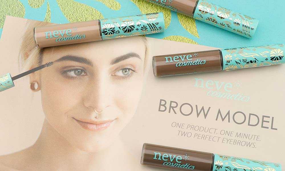 Neve Cosmetics Brow Model