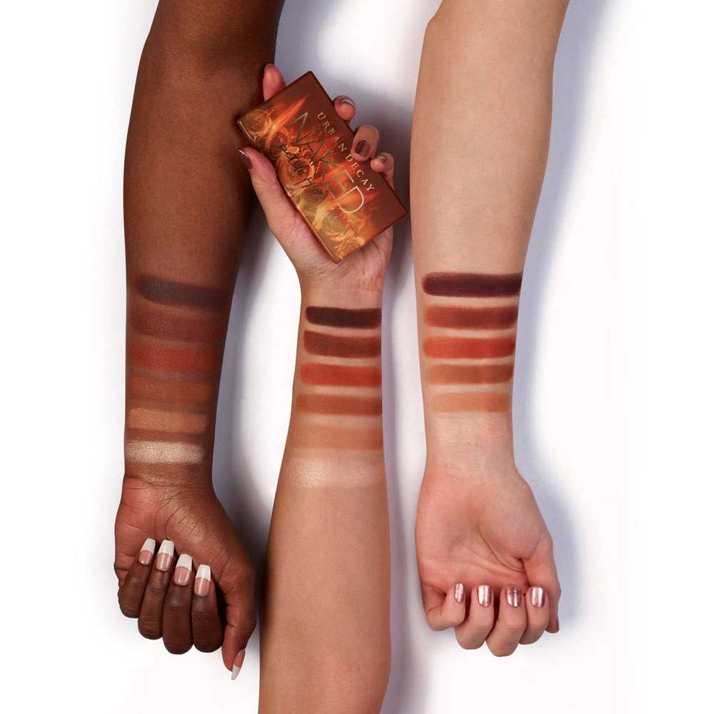 Urban Decay Naked Petite Heat Swatches