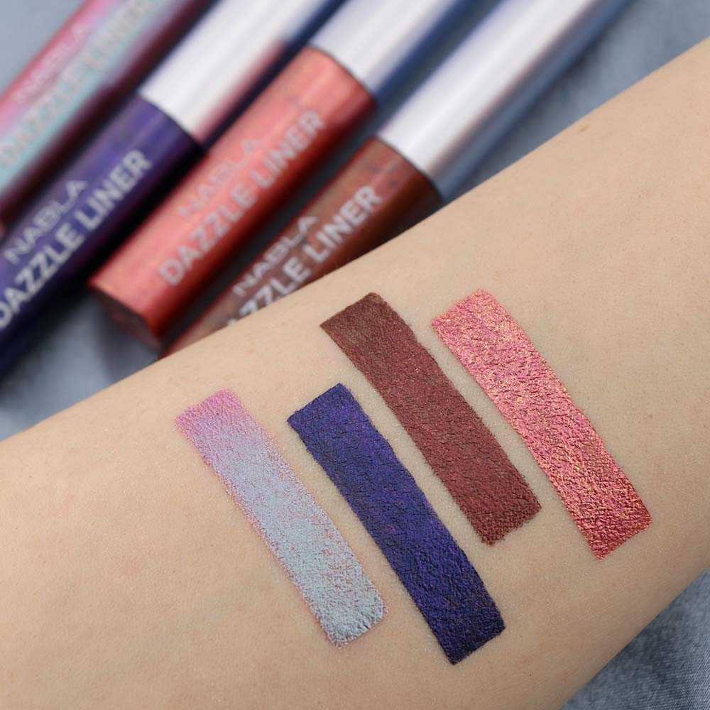 Soul Blooming Dazzle Liner Nabla swatches