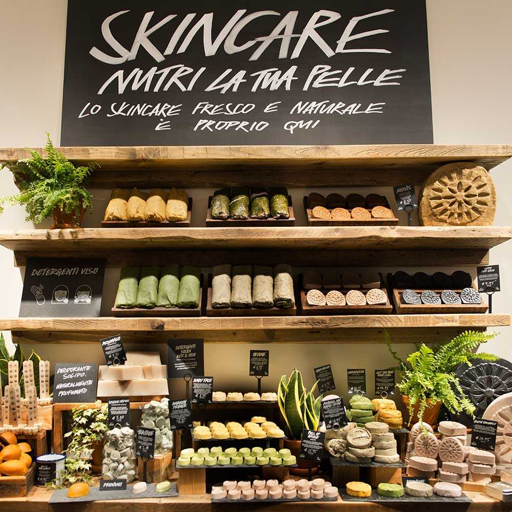 Naked Shop Lush Milano Skincare