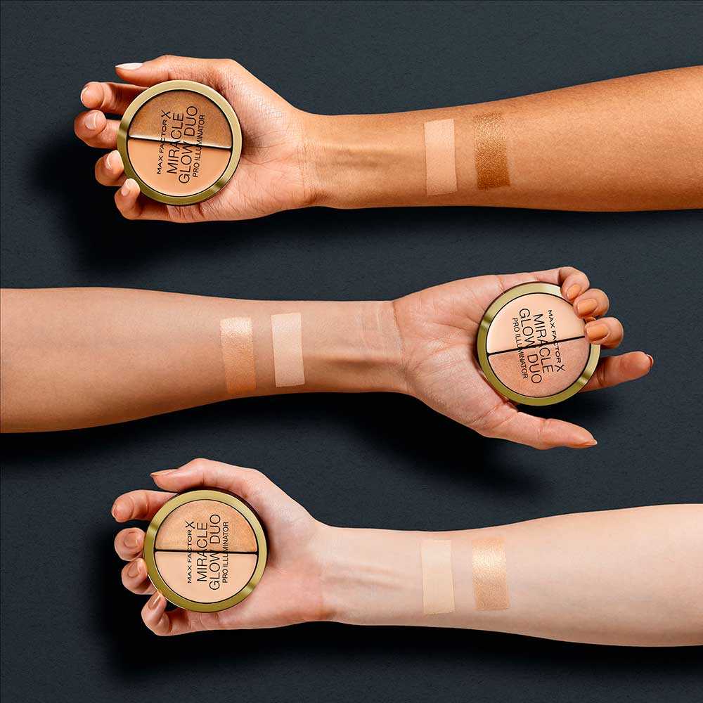 Max Factor MIracle Glow Duo Swatches