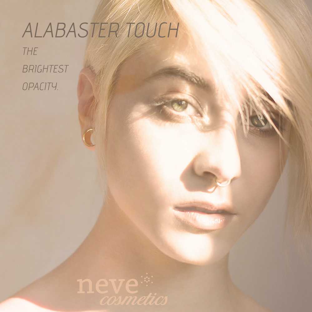 neve cosmetics alabaster touch flat perfection powder