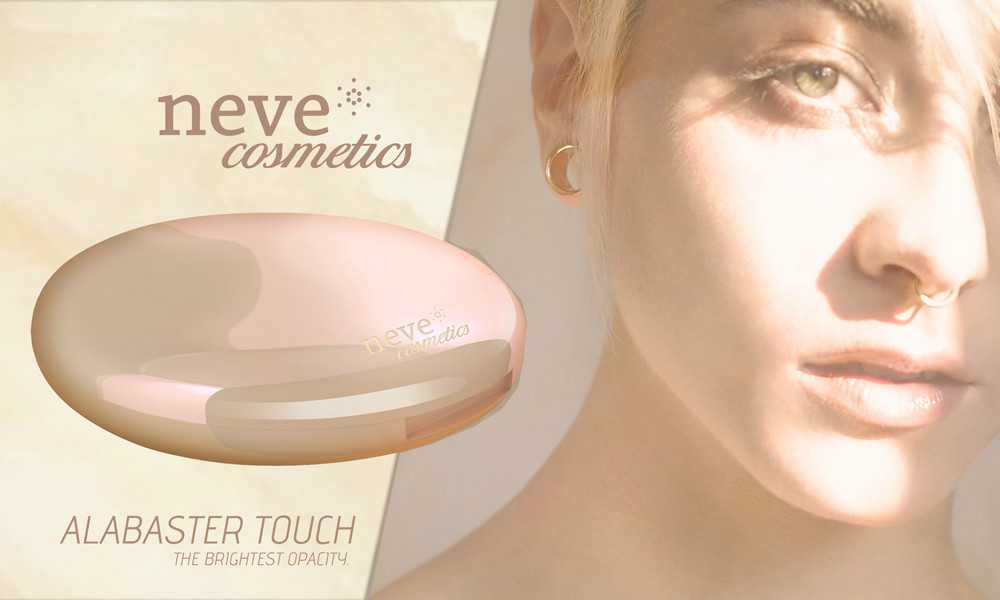 neve cosmetics alabaster touch flat perfection powder
