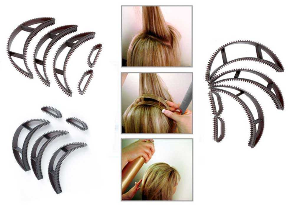 Volume sui capelli con i rialzi in plastica Volume sui capelli con i rialzi in plastica