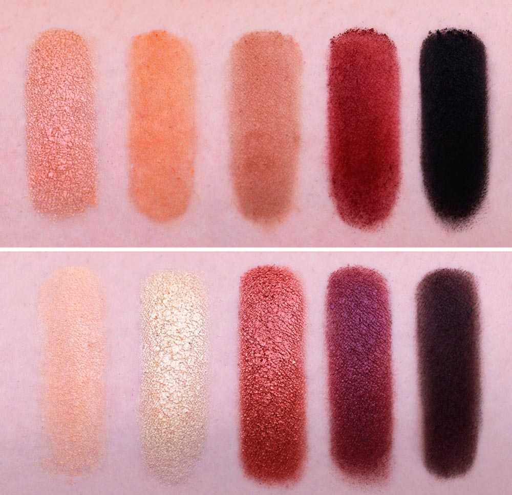 Neve Cosmetics Amber Wonderland Swatches