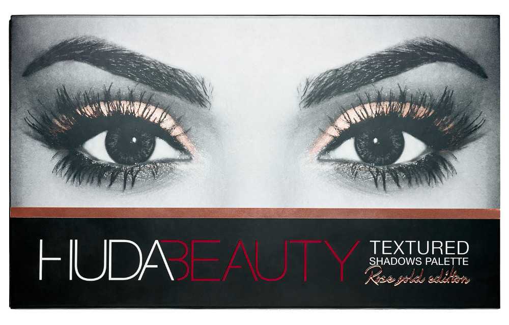 huda beauty palette rose gold edition