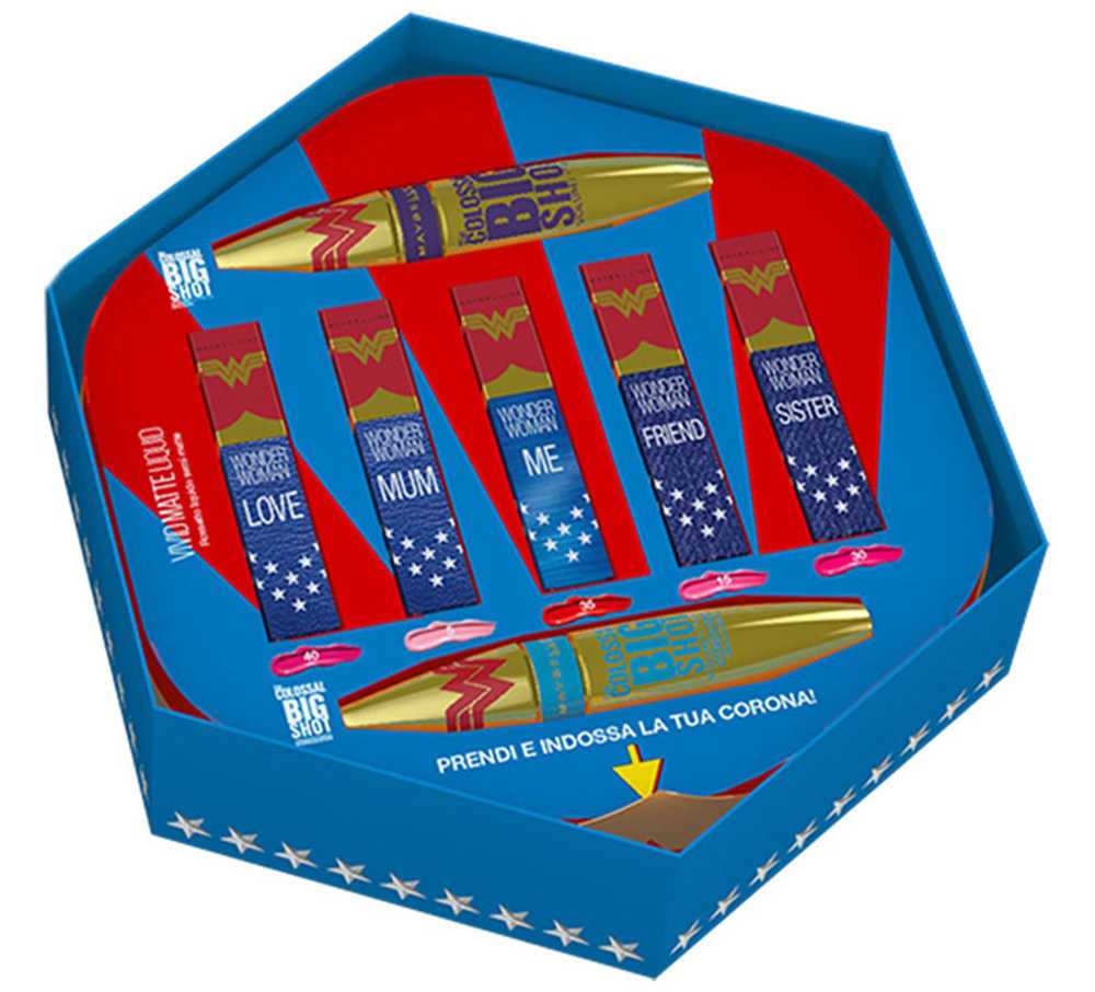 wonder woman maybelline kit