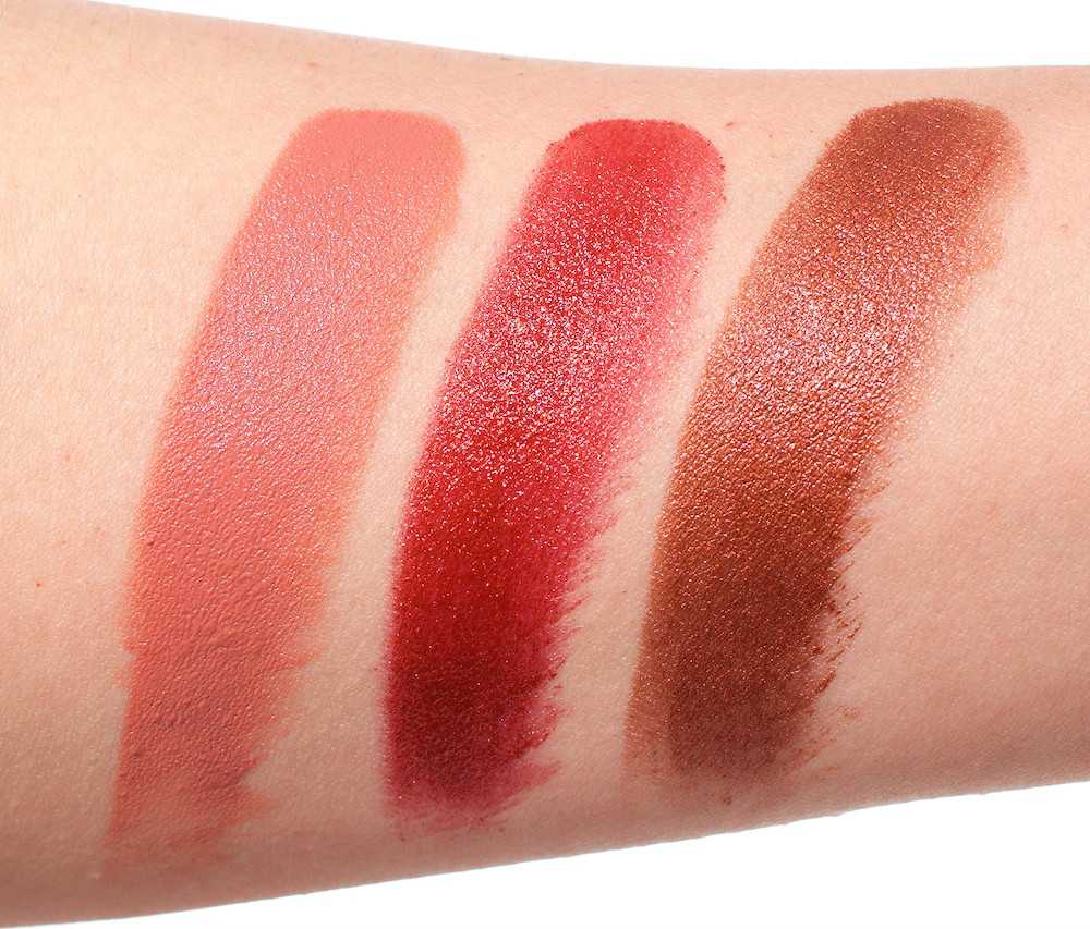 swatches urban decay rossetti naked heat