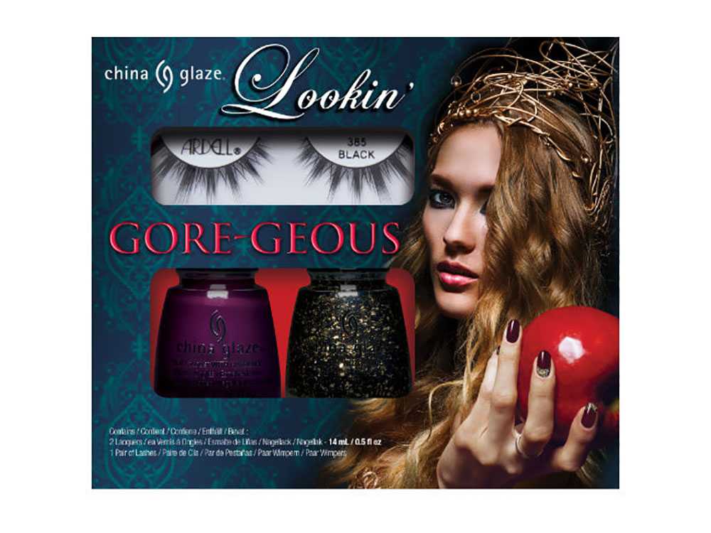 Looking ‘Gore-geous Happily Never After Nail & Lash  China Glaze