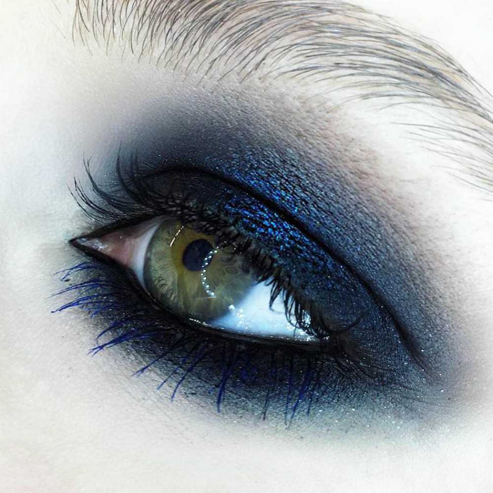 smokey eyes blu