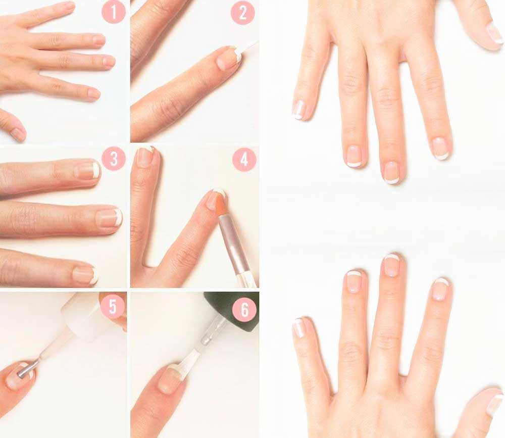 french manicure tutorial 