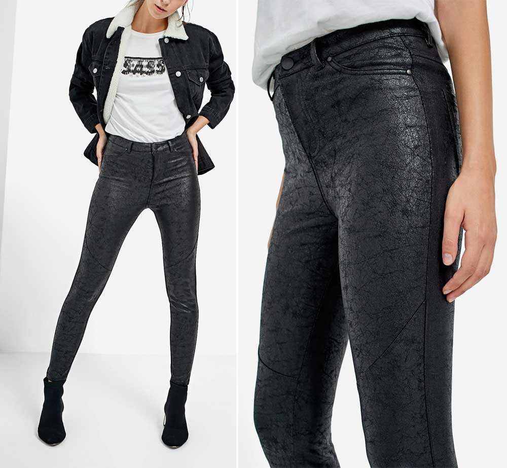 Leggings pelle effetto cracked Leggings pelle effetto cracked