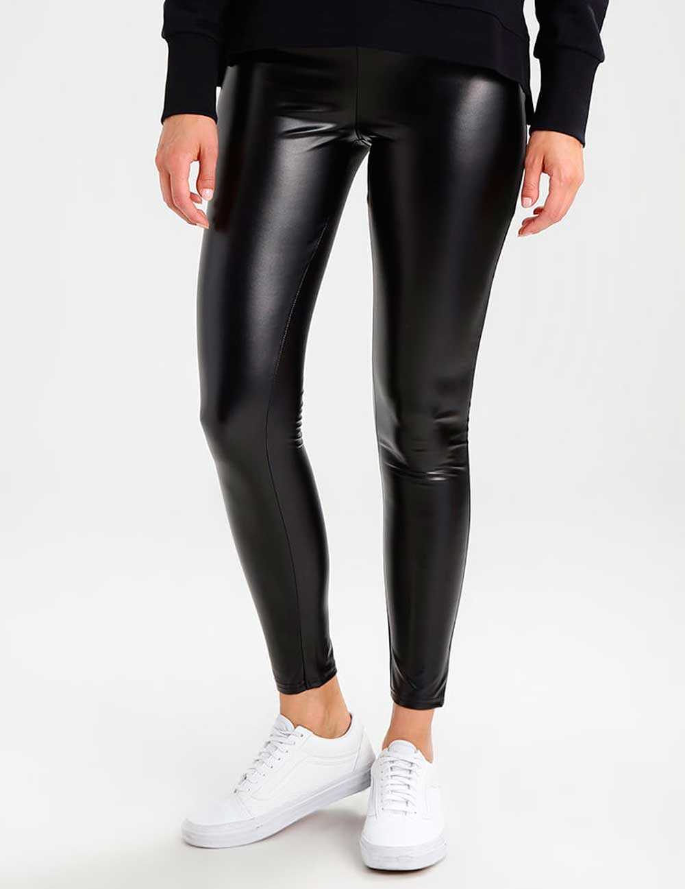 Leggings in pelle abbinamenti