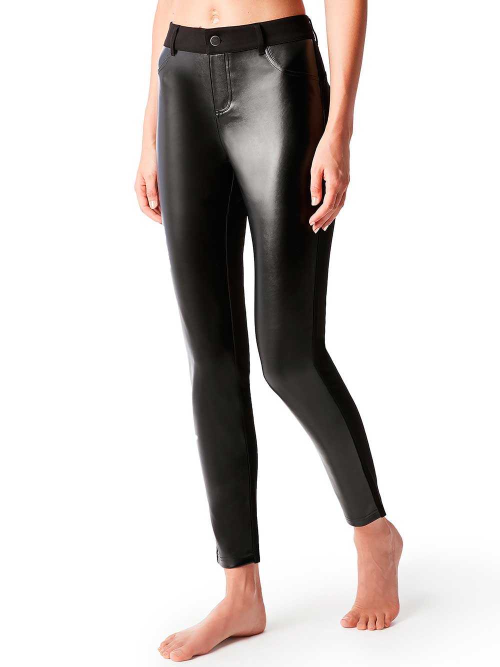 Leggings in pelle calzedonia