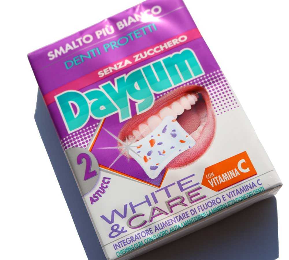 daygum chewingum white & care