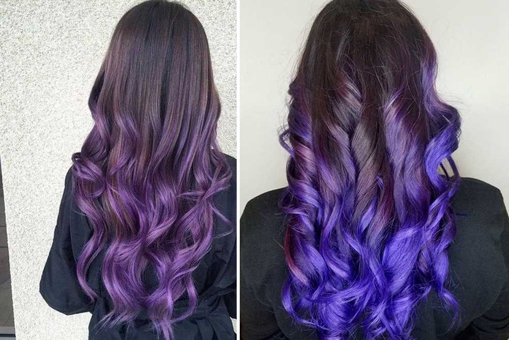 Capelli degradè Ultra Violet