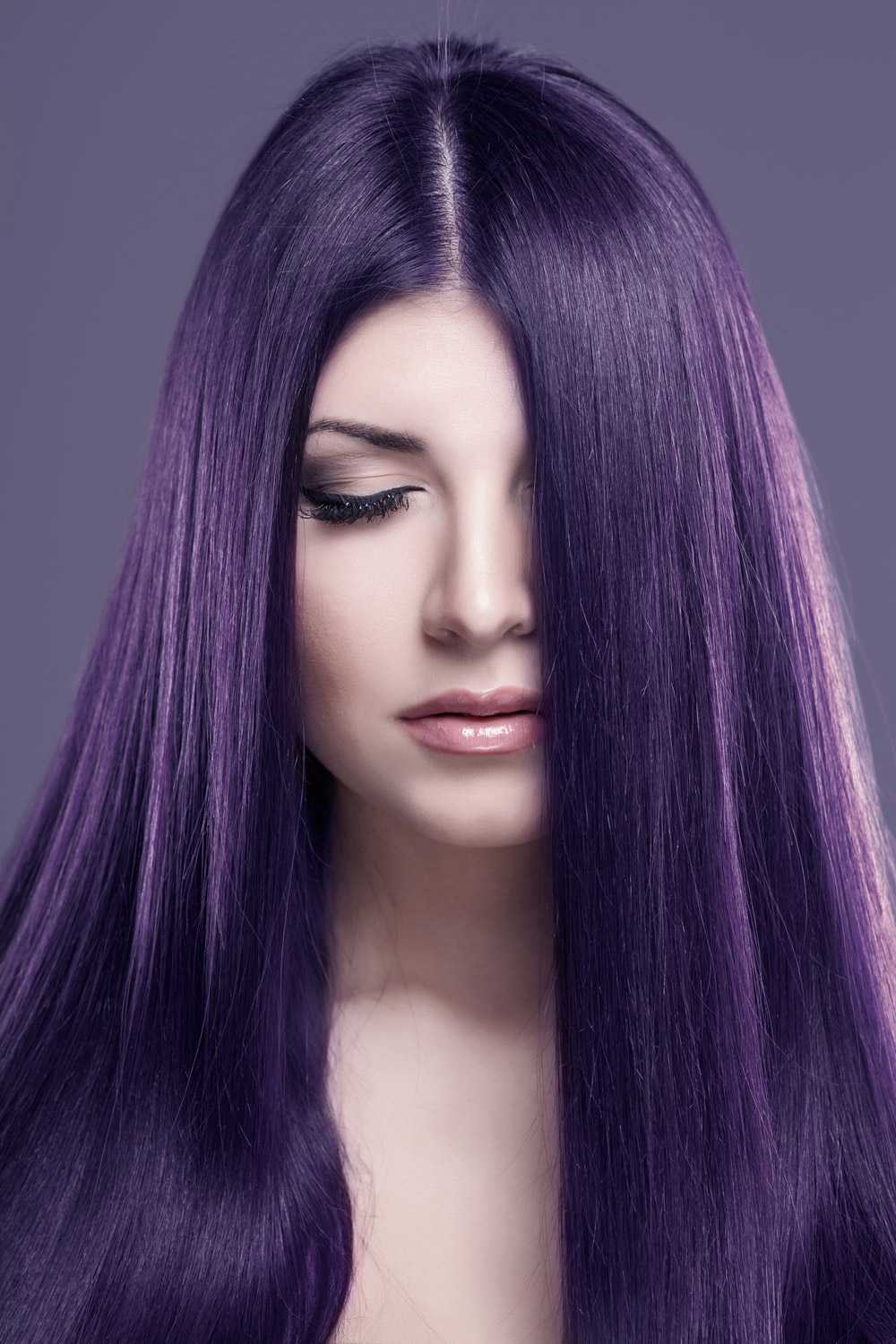 Capelli lisci Ultra Violet