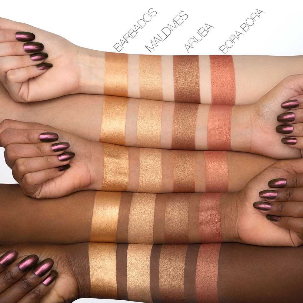 Bronze Sands Palette swatches Huda Beauty