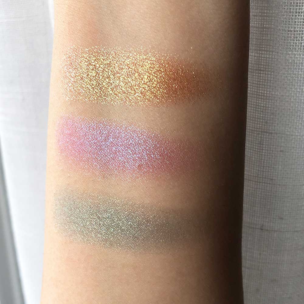 Swatches ombretti Pupa Enexpected Beauty