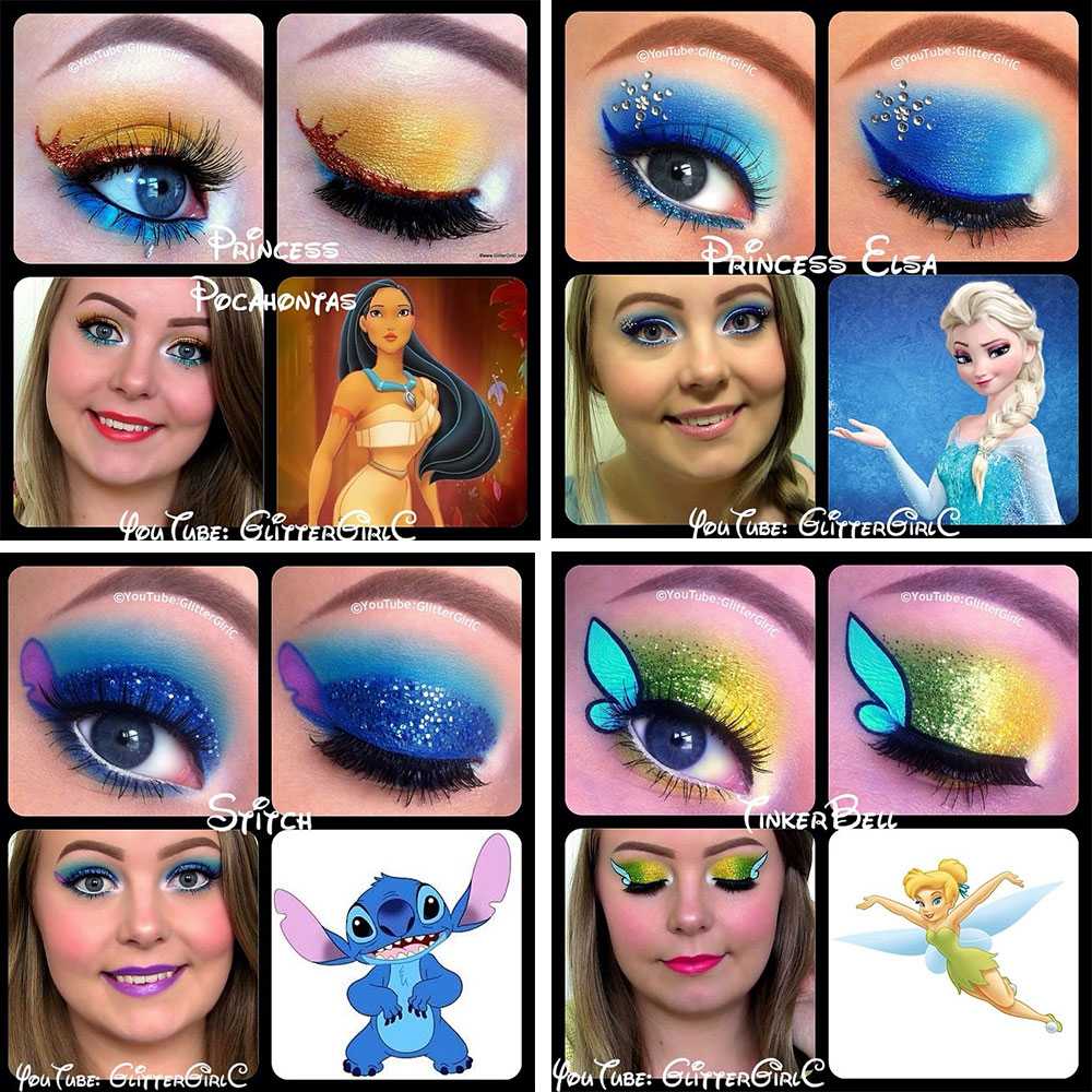 Trucco Occhi Disney Make Up Principesse E Cartoni Animati