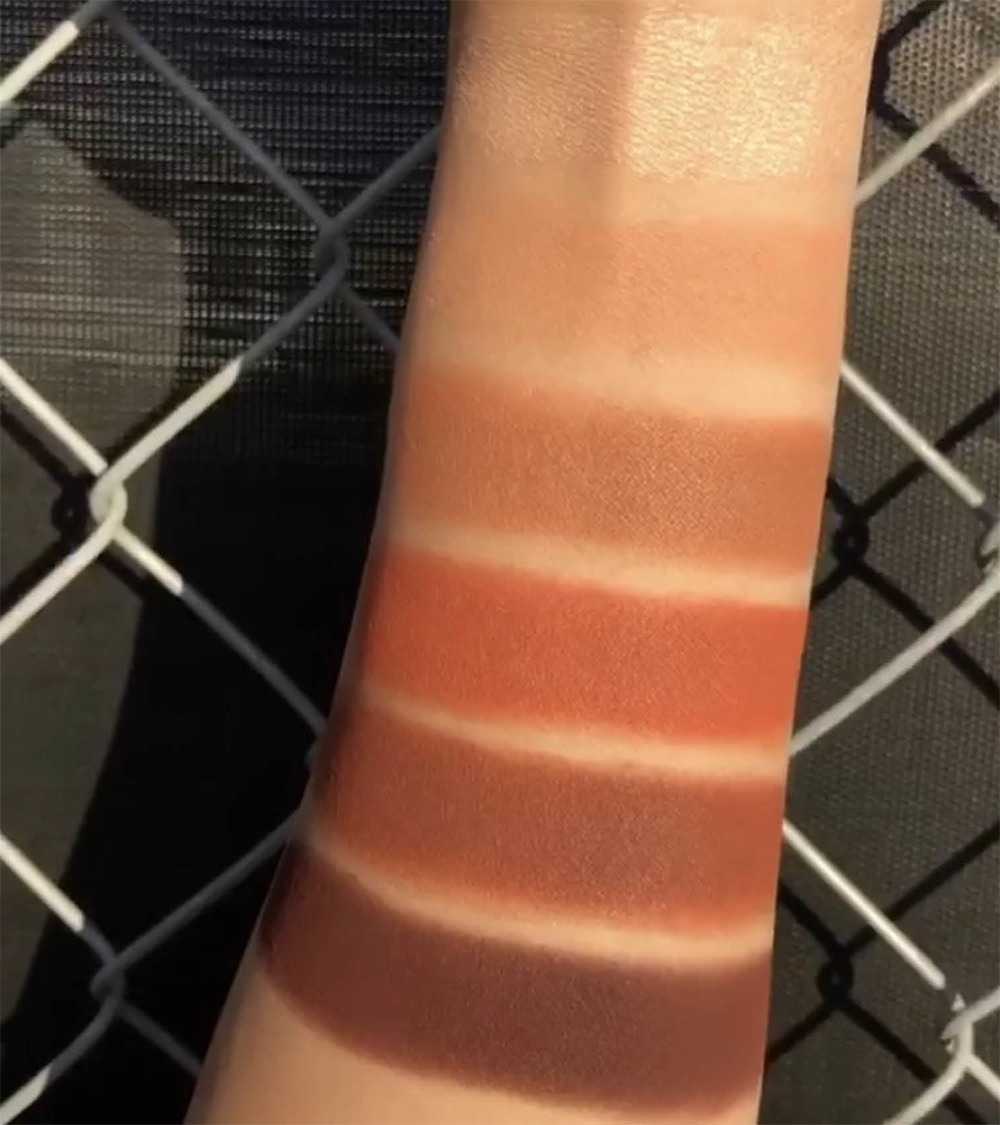 Swatches Urban Decay Naked Petite Heat 