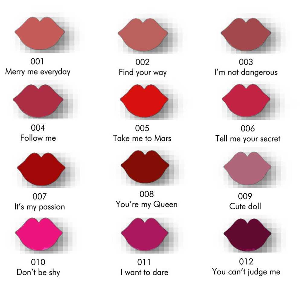 Colori rossetto liquido Pupa Wow! Lipstick