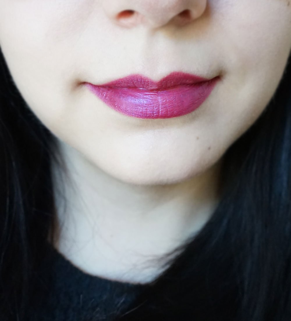 Neve pastello labbra viola