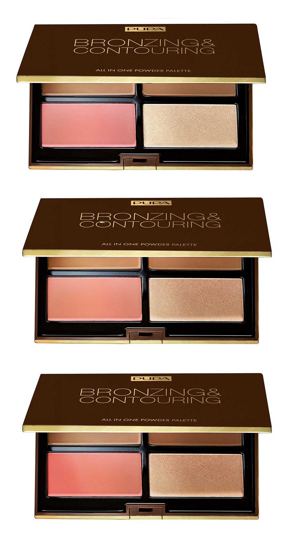 PUPA Bronzing & Contouring All In One Powder Palette