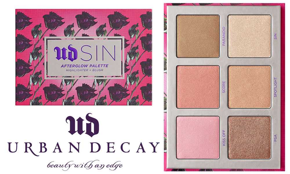 Sin Afterglow Highlighter Palette Urban Decay
