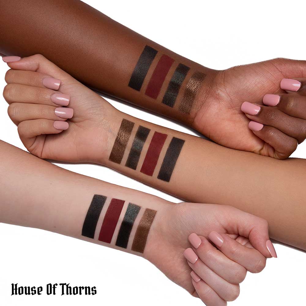 Swatches palette occhi Wet'n'Wild Coloricon House of Thorns
