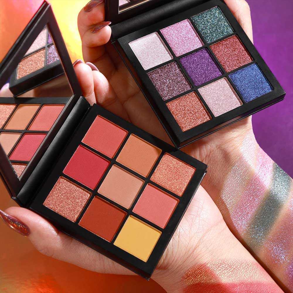 Huda Beauty Palette Gemstone e Coral Obsessions foto, swatches