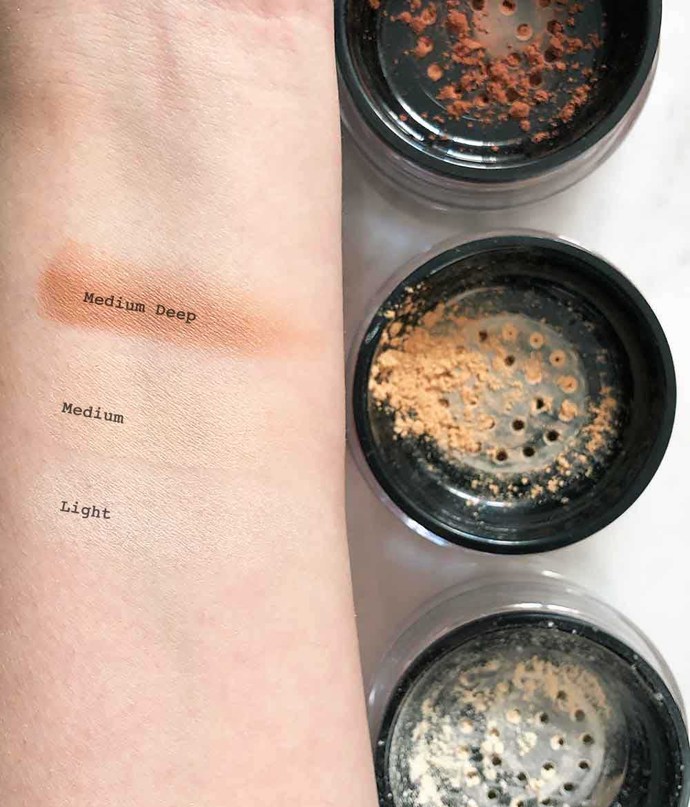 Swatches cipria fissante NYX Can't Stop Won't Stop