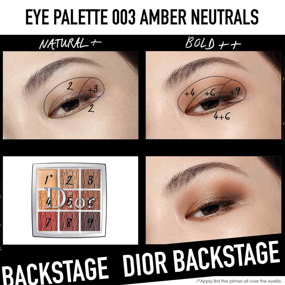Trucco occhi Dior Backstage 2019
