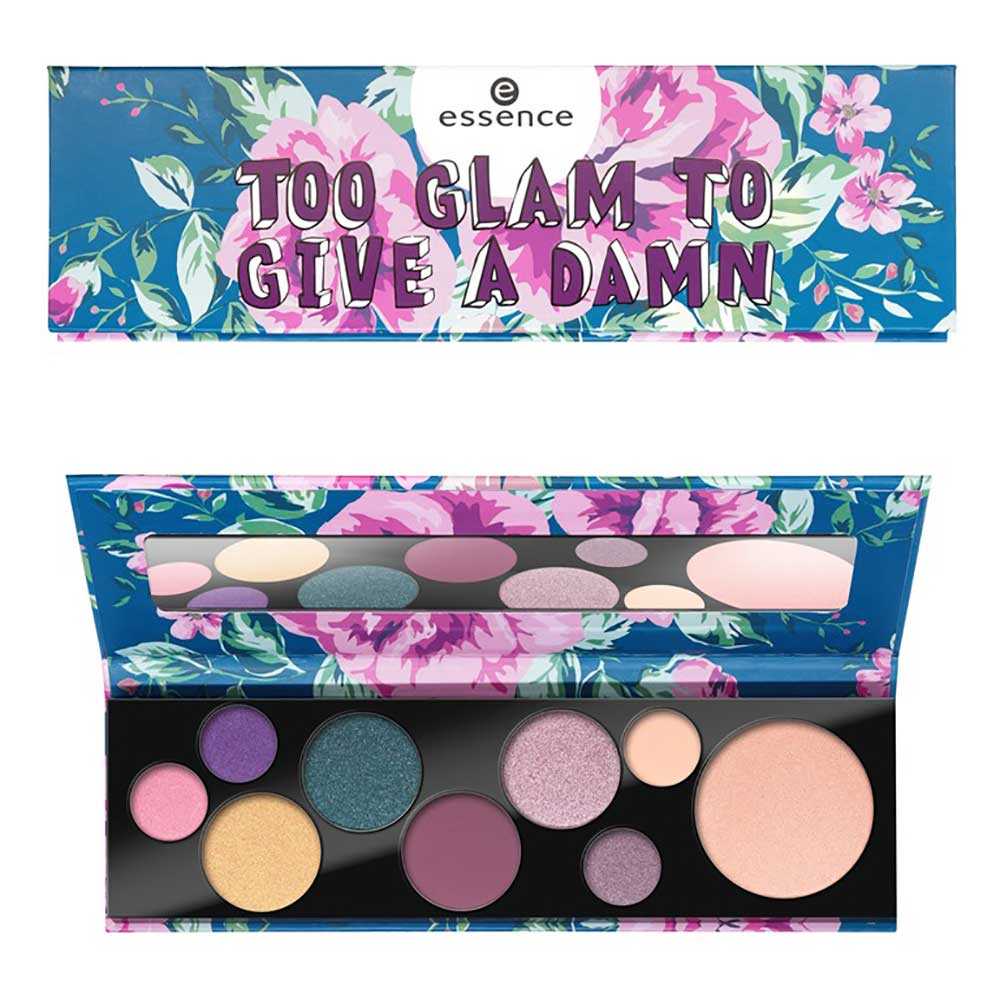 Too Glam To Give a Damn Essence palette trucco